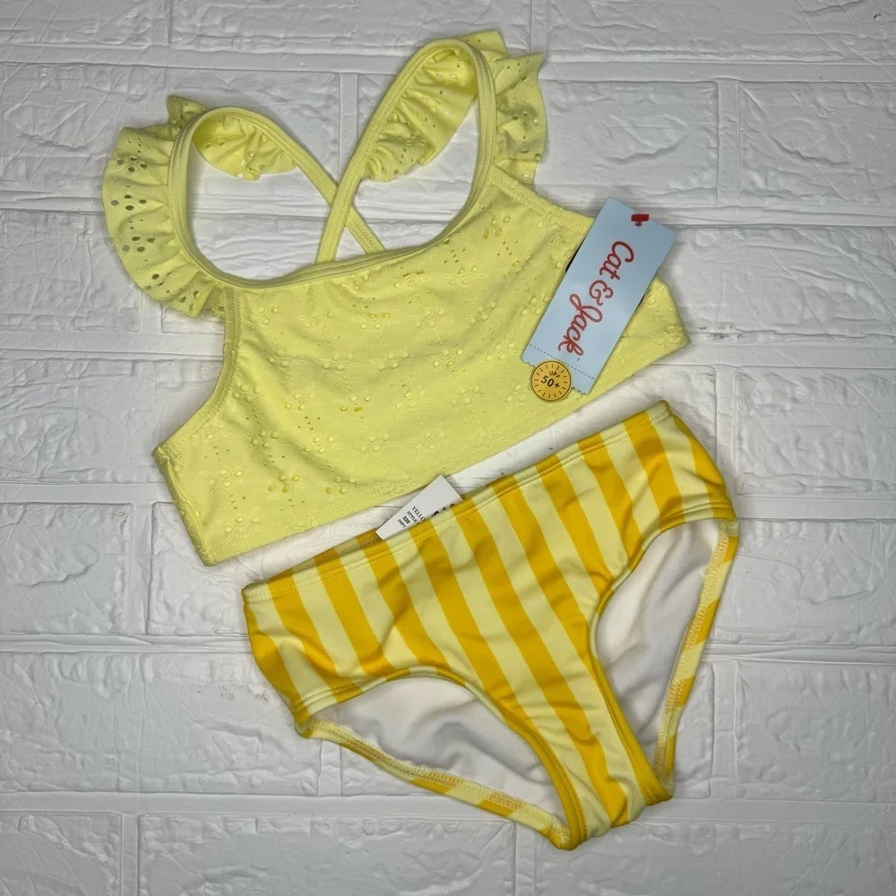 Cat & Jack Yellow Kids Swim Set